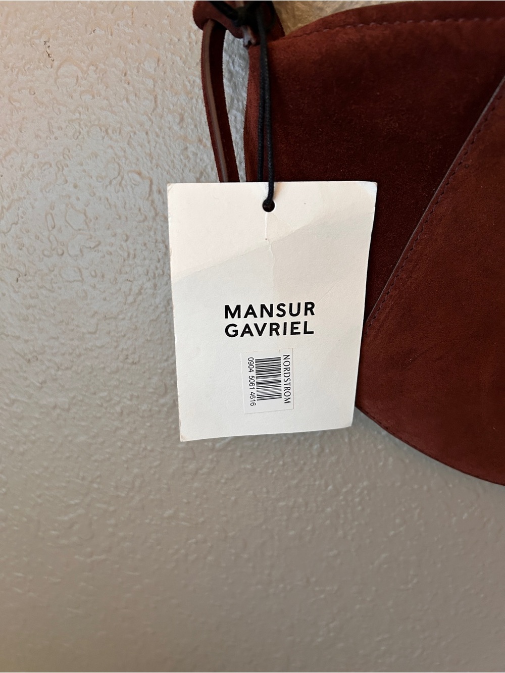 Mansur Gavriel Mini Fortuna Suede Shoulder/Crossbody Bag - Picture 9 of 15